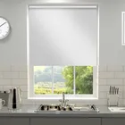 Plain Pvc Made To Measure Blackout Roller Blind White