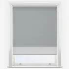 Double Roller Supreme Blackout Storm Grey & Grey Double Roller Blind