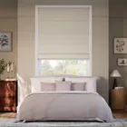 Inara Pure Linen Vintage Cream Roman Blind