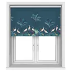 Sara Miller Heron Border Teal Blinds Uk