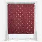 Emily Bond Wild Thyme Burgundy Roller Blind