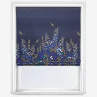 Sara Miller Wisteria Navy Roman Blind