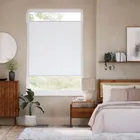Stick On Duoshade Cloud White Pleated Blind