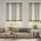 Harper Stripe Rosemary Roman Blind