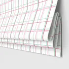 Laura Ashley Burford Check Rose Motorised Blinds Uk