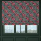 House Llewelyn-bowen Down The Dilly Printed Velvet Made To Measure Roman Blind Sanguine