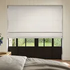 Ante Decor Celest No Joins Sheer Made To Measure Roman Blind White