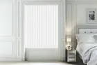 Lita True White - Blackout Vertical Blind