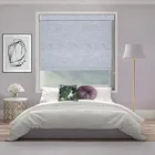 Cody Shimmer Silver Pelmet Roller Blind
