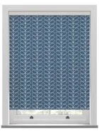 Orla Kiely Linear Stem Marine Roller Blind