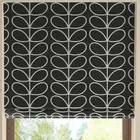 Orla Kiely Jumbo Linear Stem Made To Measure Roman Blind Liquorice