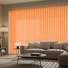 Polaris Tangerine (blackout) Blackout Vertical Blinds
