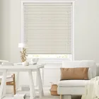 35mm Cream Grain Faux Wood Blinds