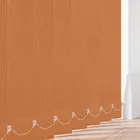 Cairo Blackout Orange Vertical Blind