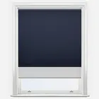 Spectrum Blackout Navy & Grey Double Roller Blind
