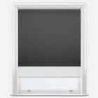 Double Roller Spectrum Blackout Anthracite & White Double Roller Blind