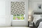 Emily Bond Marley Coal - Designer Roman Blind
