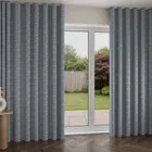 Laura Ashley Musica Velvet Dusky Seaspray Wave Curtain Blinds Uk