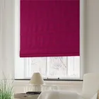 Clarence Velvet Made To Measure Roman Blind Berry