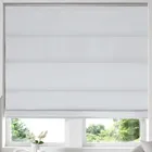 Cotton Panama Made To Measure Roman Blind White