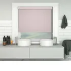 Ava Hint Of Pink No Drill Roller Blind