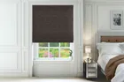 Carpenter Rich Brown - Patterned Roman Blind