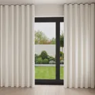 Laura Ashley Candy Stripe Pale Ochre Wave Curtain Blinds Uk