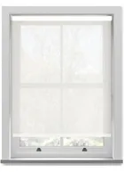 Echo Pure White Electric Roller Blind