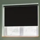 Atlantex Black Flame Retardant Roller Blinds