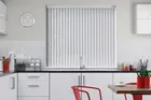Pearl White Shadow Pattern - Rigid Pvc Vertical Blind