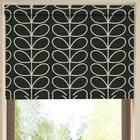 Orla Kiely Jumbo Linear Stem Translucent Made To Measure Roller Blind Liquorice
