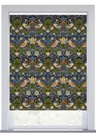 Morris & Co Strawberry Thief Indigo Roller Blind