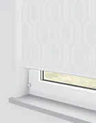 Hudson White Roller Blind