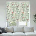 Eden Palm Green No Drill Roller Blinds - Shop Now