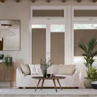 Stick On Duoshade Chocolate Thermal Blind