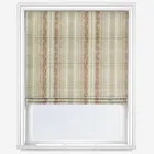 Delamere Stripe Bronze Roman Blind