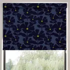 Orla Kiely Wildflower Translucent Made To Measure Roller Blind Indigo