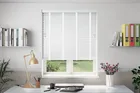 Morgan 50 Bamboo White - 50mm Slat Wooden Blind White Tape