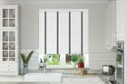 Charisma Bright White Fine Grain - Faux Wood Blind Slate Tape