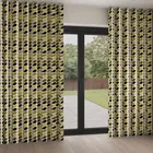 Orla Kiely Multi Stem Yellow Wave Curtain Blinds Uk