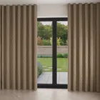 Carioca Taupe Wave Curtain Blinds Uk