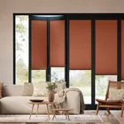 Bifold Clickfit Duoshade Pumpkin Spice Pleated Blind