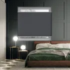 Tensioned Dovestone Blackout Anthracite Honeycomb Pleated Blind