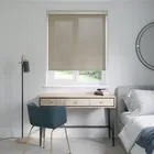 Vienna Hessian Brown Electric Roller Blinds
