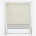 Optima Blackout White & Natural Double Roller Blind