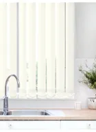 Light Filtering Cream 89mm Fire Retardant Vertical Blind