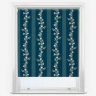 Sonova Studio Floral Cascade Stone Blue Roller Blind