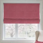Ante Decor Chelsea Chenille Made To Measure Roman Blind Red