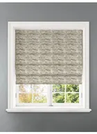 Allegany Bronze Abstract Pattern Roman Blind