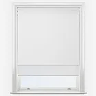 Supreme Blackout Porcelain & White Double Roller Blind